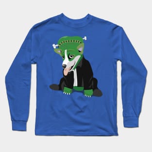 Corgi Frankenstein Long Sleeve T-Shirt